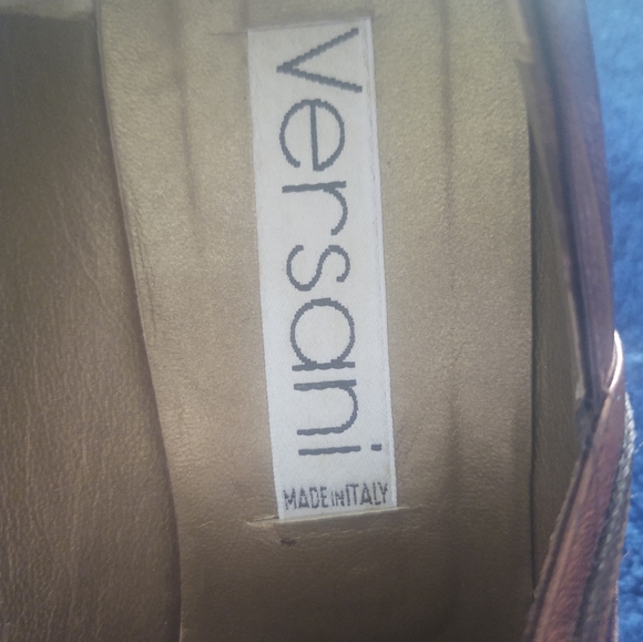 7 1/2 leather brown & copper Shoes - Picture 3 of 14